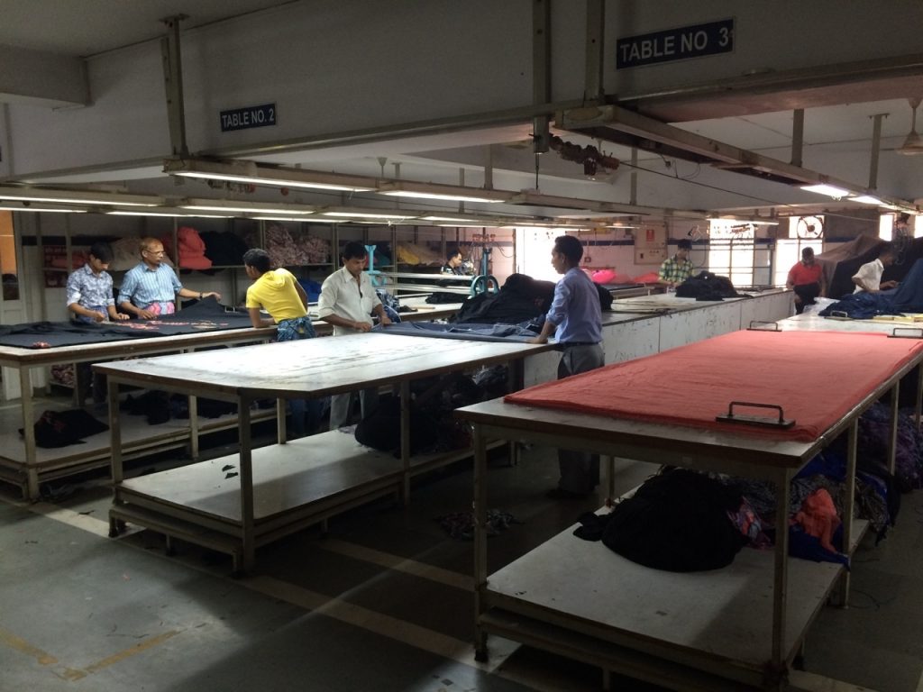 Jaydee Exports cutting room department equipped with Optitex CAD system