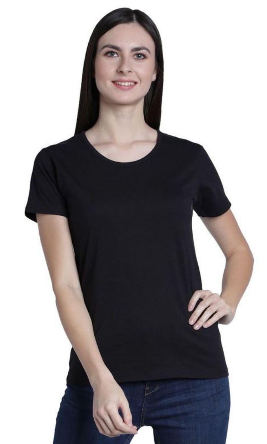 Custom Black Women T-Shirt OEM Factory