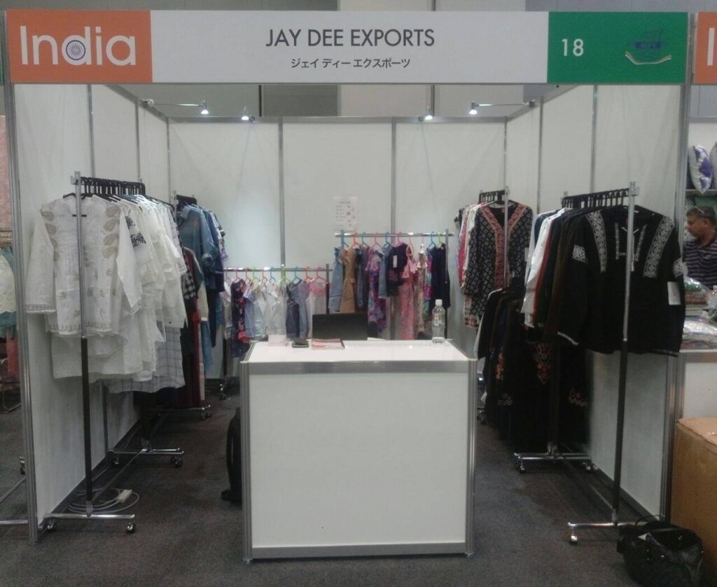 Tokyo 4th India Trend Fair 2018 - Jaydee Exports Booth